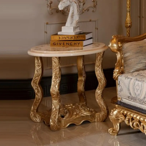 Juego de Sofás Tapizados en Madera de Teca de Lujo Royal Heritage, Tallados a Mano, Muebles Clásicos Europeos para Sala de Estar, Estilo Palacio Premium - Product Image 6