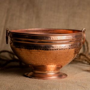 Bol à pédicure en cuivre durable avec finition antique pour la thérapie des pieds et l'utilisation professionnelle en salon - Product Image 5