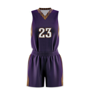 Concevez votre propre uniforme de basket-ball pour la vente en ligne à prix réduit, uniforme d'équipe en gros. - Product Image 2