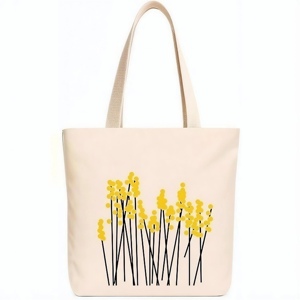 Wholesale Parvaaz Exports Llp Fashion Eco Friendly Cotton <b>Canvas</b> Medium Tote Bag Letter Custom Printed Reusable Shoulder Shops - Product Image 1