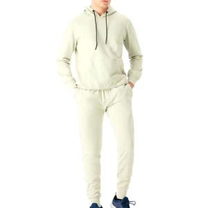 ชุดวอร์มแบบสวมหัวสำหรับผู้ชายและผู้หญิงชุดวอร์มกางเกงมีฮู้ดชุดวอร์มลำลองสำหรับออกกำลังกายในฤดูหนาว - Product Image 1