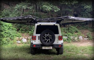 Toldo TRAP OVERLAND 270, toldo para coche resistente al viento, toldo independiente de montaje rápido, toldo resistente para 4x4, toldo para overlanding. - Product Image 6