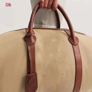 OEM Service Wholesale Best Design Leather Duffle Bags Lightweight Solid Color High Quality Leather Duffle Bags - Product Image 3