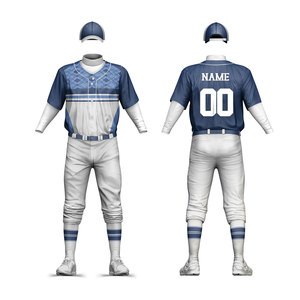 Hot Selling <b>Baseball</b> Uniform Custom Polyester Breathable OEM Wholesale Sportswear - Product Image 5