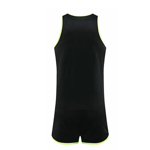 Tenue de sport d'été sans manches pour homme, en polyester/coton, imprimée, couleur unie, style unique, pour l'athlétisme - Product Image 3