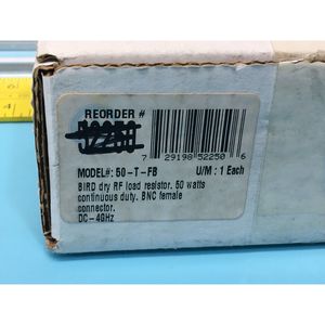BIRD ELECTRONICS 50-T-FB Résistance de charge RF sèche, 50 - Équipements et pièces semi-conducteurs d'occasion fiables à l'échelle mondiale chez - Product Image 6
