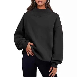 Sudadera con Capucha Unisex de Felpa de Invierno de Alta Calidad, Talla Grande, Color Sólido para Mujer - Product Image 3