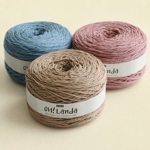 Hilo de ganchillo tamaño 10 OH! Hilo de algodón peinado Landa para tejer a mano, ovillo de 200g, 300 hilos, 100% algodón - Product Image 3