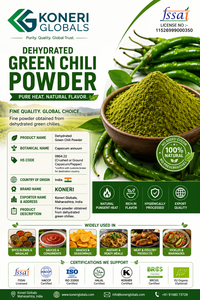 Pimentón Verde Deshidratado de Grado Alimenticio Picante, Secado al Aire Caliente para Condimentos Namkeen, Aperitivos y Aplicaciones en Alimentos Procesados - Product Image 2