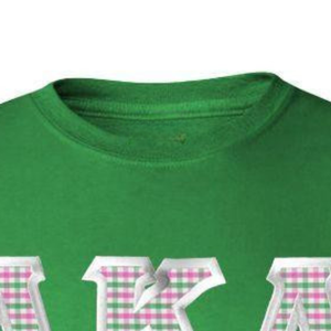 Camiseta AKA Personalizada en Sarga Verde Kelly con Aplique de Letras AKA Bordadas, Manga Corta, Algodón, Informal - Product Image 5