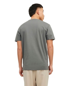 T-shirt unisexe de luxe en coton épais de qualité supérieure, personnalisable avec logo, col uni, t-shirt oversize respirant pour homme - Product Image 5