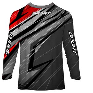 Maillot de motocross confortable, design personnalisé, coupe-vent, sublimation, respirant et esthétique. - Product Image 6