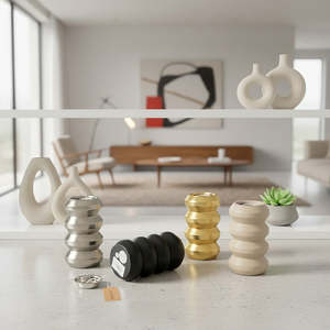 Moderno Juego de Quemadores de Incienso en Plata, Negro, Dorado y Beige para Aromaterapia, Porta Fragancias Decorativo para el Hogar, Quemador de Bakhoor - Product Image 3