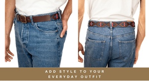 Ceinture Polo en Laiton de Haute Qualité à Design Géométrique Premium pour Hommes et Femmes, Ceinture Faite Main Style Argentine, OEM - Product Image 4