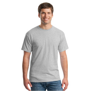 High Quality Polyester/Cotton Twill Fabric Breathable Quick Dry O-Neck Short Sleeve Regular Fit <b>Men</b> T-<b>Shirt</b> Front Logo - Product Image 1