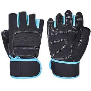 Guantes de Gimnasio de Medio Dedo, Ligeros, de Gamuza, Personalizados, de Alta Calidad, para Deportes, Fitness, Culturismo y Ciclismo, Unisex - Product Image 2