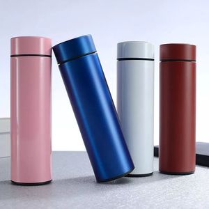 Đôi Tường Thép Không Gỉ 500Ml Nhiệt Chân Không Flask Hình Dạng Hiển Thị Nhiệt Độ Nắp Thân Thiện Với Môi 12-24 Giờ Cách Nhiệt - Product Image 2
