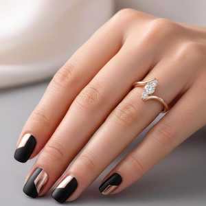 แหวนมอสซาไนต์ทรงกลมแบบสามเม็ด ชุบทองคำแท้บนเงินแท้ 925 ดีไซน์ทันสมัย ของขวัญสำหรับคนรักในวันเกิด - Product Image 4