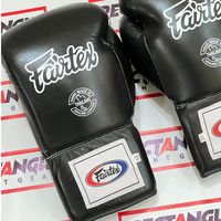 Gants de boxe Fairtex personnalisés, logo sur mesure, gants de Muay Thai Fairtex à lacets, gants Fairtex ODM