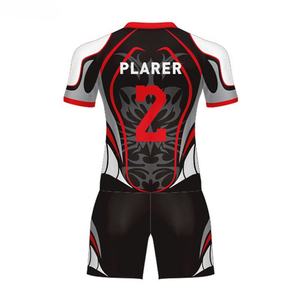 Camiseta de Rugby para Hombre, Diseño Profesional, Nueva, en Oferta, Estilo Personalizado, Sublimación Completa, Uniforme Deportivo de Rugby Hecho de Poliéster - Product Image 3