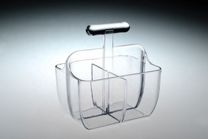Cubiertos de plástico acrílico transparente - Product Image 6