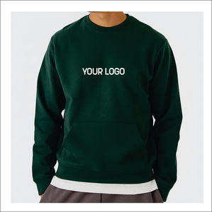 เสื้อสเวตเชิ้ตคอกลมแบบซิป ผ้าฟลีซคอตตอน 100% ปักลาย ขนาดใหญ่พิเศษ ขายส่ง คุณภาพสูง รับสกรีนโลโก้ตามแบบ - Product Image 4