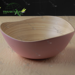 Customizable Lightweight Bamboo Tableware Handmade Eco-Friendly Disposable Bowl Salad OEM Dining <b>Supply</b> for Parties - Product Image 3