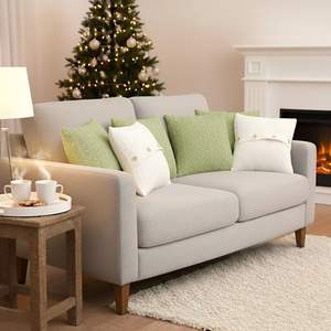 SOGA 6-Piece 45cm Diamond Knit Pillowcase Set Burnt Orange and Warm <b>Beige</b>-3x Orange 3x <b>Beige</b> <b>Cushion</b> Cases - Product Image 6