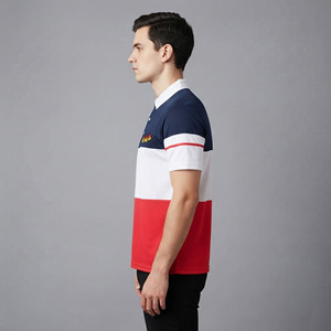 Polo de manga corta informal de verano para hombre, 100% algodón, de secado rápido, color sólido, con logo impreso personalizado, anti-bolitas, camiseta de golf para hombre - Product Image 2