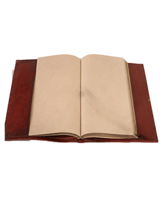 Carnet en cuir véritable fait main avec accent en pierre d'ambre, bordure tressée et fermoir en laiton pour journalisation et croquis - Product Image 2
