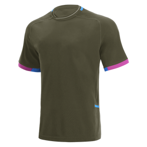 เสื้อยืดออกกำลังกายผู้ชาย คอกลม แขนตัดสี แบบเสื้อรักบี้ สำหรับทีม - Product Image 1