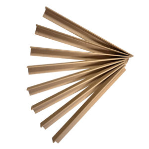 Protecteur d'angle de papier d'emballage de bord de carton Kraft blanc Protecteurs d'angle de carton pour l'expédition - Product Image 1