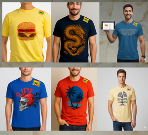 Camisetas de Hombre al por Mayor, Personalizadas, 100% Algodón, Impresión Serigráfica, de Alta Calidad, Ecológicas, 180g, Bangladesh - Product Image 1