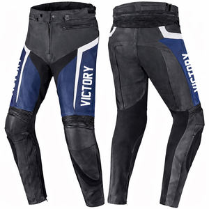 Pantalones de Cuero Personalizados para Motociclismo 2026, Pantalones de Protección para Motociclistas, Pantalones de Motocross - Product Image 1