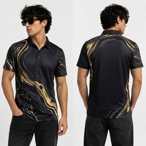 Camisa Polo de Golf con Estampado de Camuflaje Desértico Caqui, Estilo Resistente para Exteriores, Ligera y Resistente a Desgarros, Camisas de Aventura para Hombre - Product Image 2