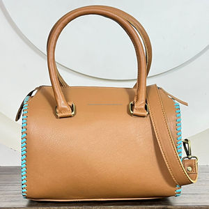 Bolso de Viaje de Cuero Vacuno Genuino de Diseño de Lujo, Modelo Speedy Mediano, con Patrón de Cactus al Atardecer, Hecho a Mano, para Mujeres y Hombres - Product Image 5