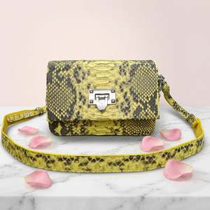 Sac à main de luxe pour femme en cuir de python 100% véritable, fabriqué au Vietnam, nouveau design - Product Image 6