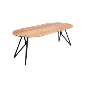 Mesa de comedor ovalada Vandana Nimbus Vesta en madera de acacia - Product Image 3