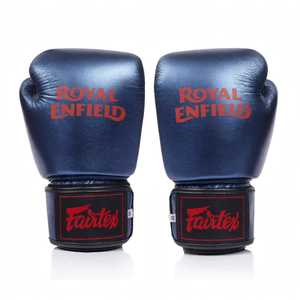 Premium Quality Blue Color Fairtex <b>Boxing</b> <b>Gloves</b> Real Leather Lightweight Waterproof Lace-Up Training & Sparring MMA <b>Muay</b> <b>Thai</b> - Product Image 1