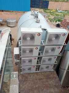 10 KL Dual Compartment Milk Supply Tank Stainless Steel <b>Temperature</b> <b>Control</b> Double Wall Storage Motor 20KW 240V Pranam Ji - Product Image 2