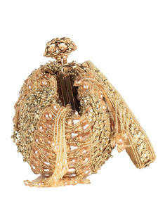 <b>Sequin</b> Beaded Waterproof Party Clutch with Chains for Women Wedding Use Handmade Evening Bridal <b>Bag</b> From India Suppliers - Product Image 2