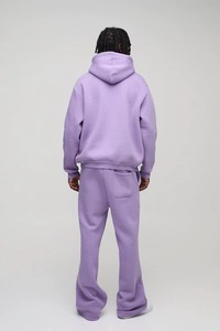 Ensemble de survêtement sur mesure en gros OEM ODM, vêtements de sport, ensemble de jogging, veste et pantalon en molleton, fabricant de marque privée - Product Image 4