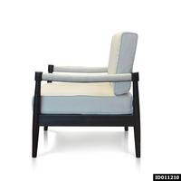 Fauteuil de loisirs en teck Nero Classic Modern - Fabriqué à la main, ergonomique, en bois et en paracorde, non pliable, meubles pour la maison, utilisation dans le salon