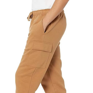 Men's Elastic Waist Breathable <b>Lightweight</b> Cargo Sweatpants Side Pockets Drawstring Closure Casual Knitted Streetwear <b>Joggers</b> - Product Image 4