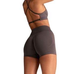 Shorts de Verano Personalizados para Mujer, Cintura Media, Control de Abdomen, Compresión, Cordón Ajustable, Elásticos en Cuatro Direcciones, para Correr, Fitness, Yoga, OEM - Product Image 6