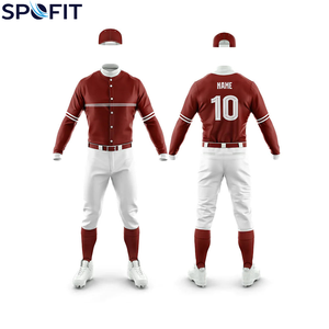 Uniforme de Béisbol Personalizado Más Vendido, 100% Poliéster, Transpirable, de Secado Rápido, Ropa Deportiva de Alta Calidad, Conjunto de Camiseta de Béisbol Unisex - Product Image 4