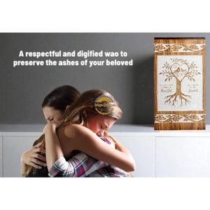 Handcrafted lifetree urn & Natural Wood Cremation Urn Ashes <b>Box</b> Artistic Funeral <b>Memorial</b> Keepsake by AYAANS - Product Image 6