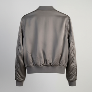 Blouson Bomber Homme Zippé de Haute Qualité avec Col Montant Personnalisé en Tissu Toile Épais Imprimé pour l'Hiver – Vente en Gros - Product Image 6