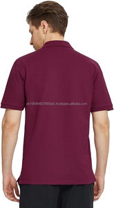 Mens V Neck Polo Shirts Short Sleeve Lightweight <b>Business</b> Collared Shirts Performance Golf Polo Shirts for Men - Product Image 2