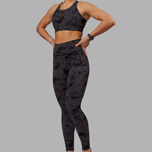 Leggings de Yoga de Camuflaje para Mujer, Cintura Alta, Largos, con Bolsillos, Spandex, Poliéster, Elásticos en Cuatro Direcciones, Pantalones Deportivos - Product Image 1